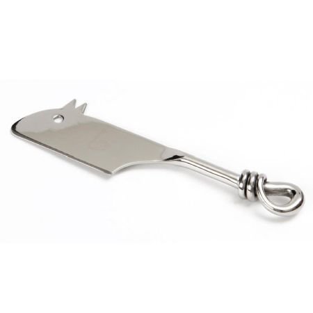 Polished Knot Mouse design Cheese Knife
