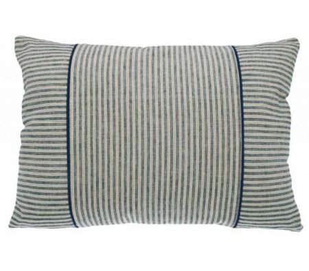 Hampton stripe rectangular cushion