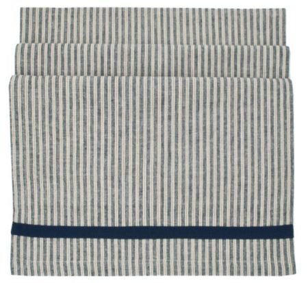 Hampton ticking table runner 