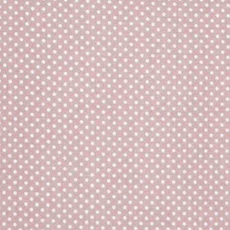 Pink polka dot oil cloth