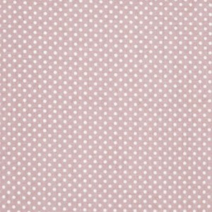 Pink polka dot oil cloth