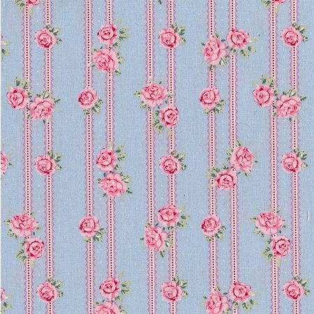 Lacy Victoria Light Blue Oil Cloth