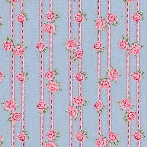 Lacy Victoria Light Blue Oil Cloth