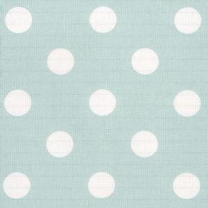 Duck Egg Large Polka Dot Oilcloth Duck Egg Large Polka Dot Oilcloth